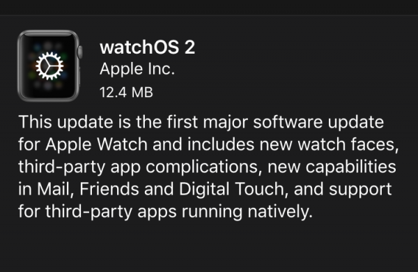 watchOS 2 正式版推送來(lái)臨，你的Apple Watch升級(jí)了嗎？