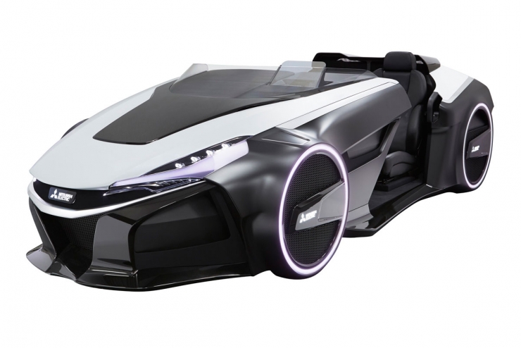 配有3D抬頭顯示功能的三菱概念電動(dòng)跑車，將在東京車展亮相