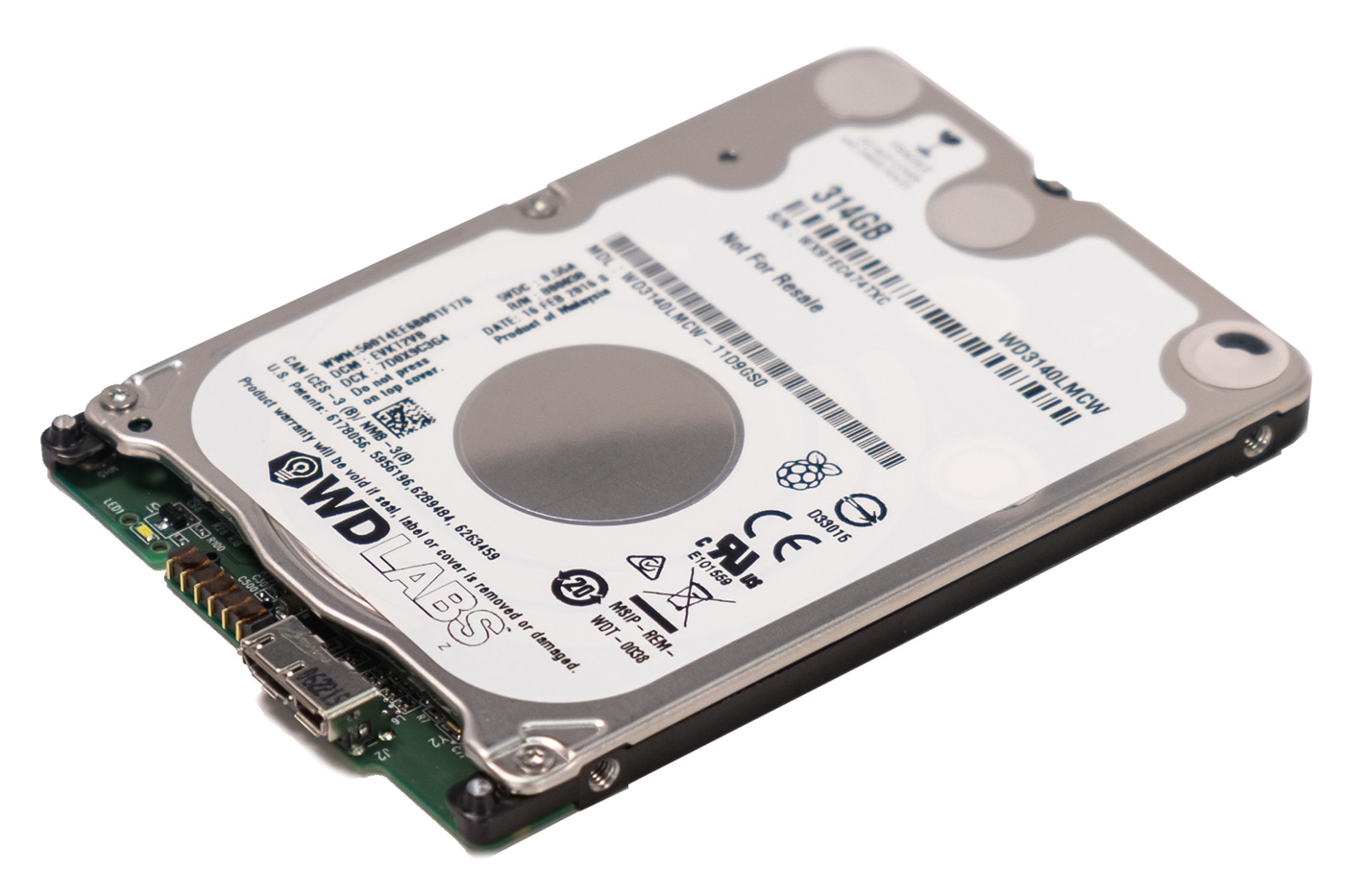 WD 要讓小小的 Raspberry Pi，擁有大大的 314GB 存儲空間