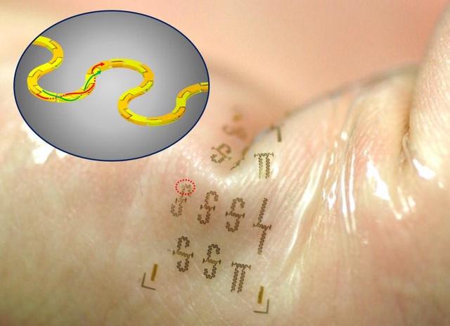 可穿戴設(shè)備太笨重？干脆直接“穿”皮膚上