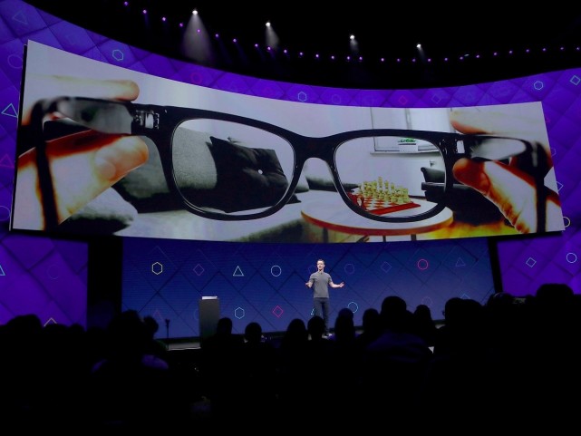 Facebook未來范兒智能眼鏡：5年內或取代手機