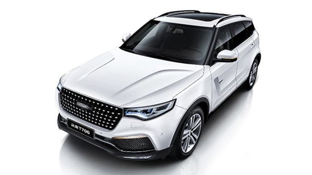 眾泰T700L車型的官圖發(fā)布，造型硬朗大氣