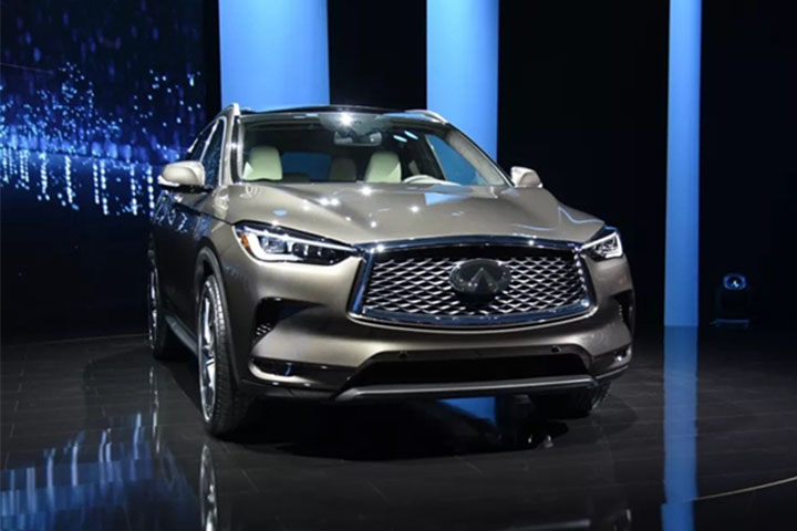 英菲尼迪QX50，豪華中型SUV全鋁一體車身